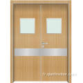 Portes principales extérieures en bois de teck de chambre claire d&#39;intérieur